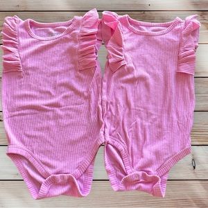 Girls’ Cat & Jack Set of Onesies - Twins!